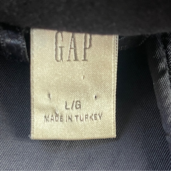Gap Men's Black / Very dark Navy Peacoat in Size L - Picture 4 of 7